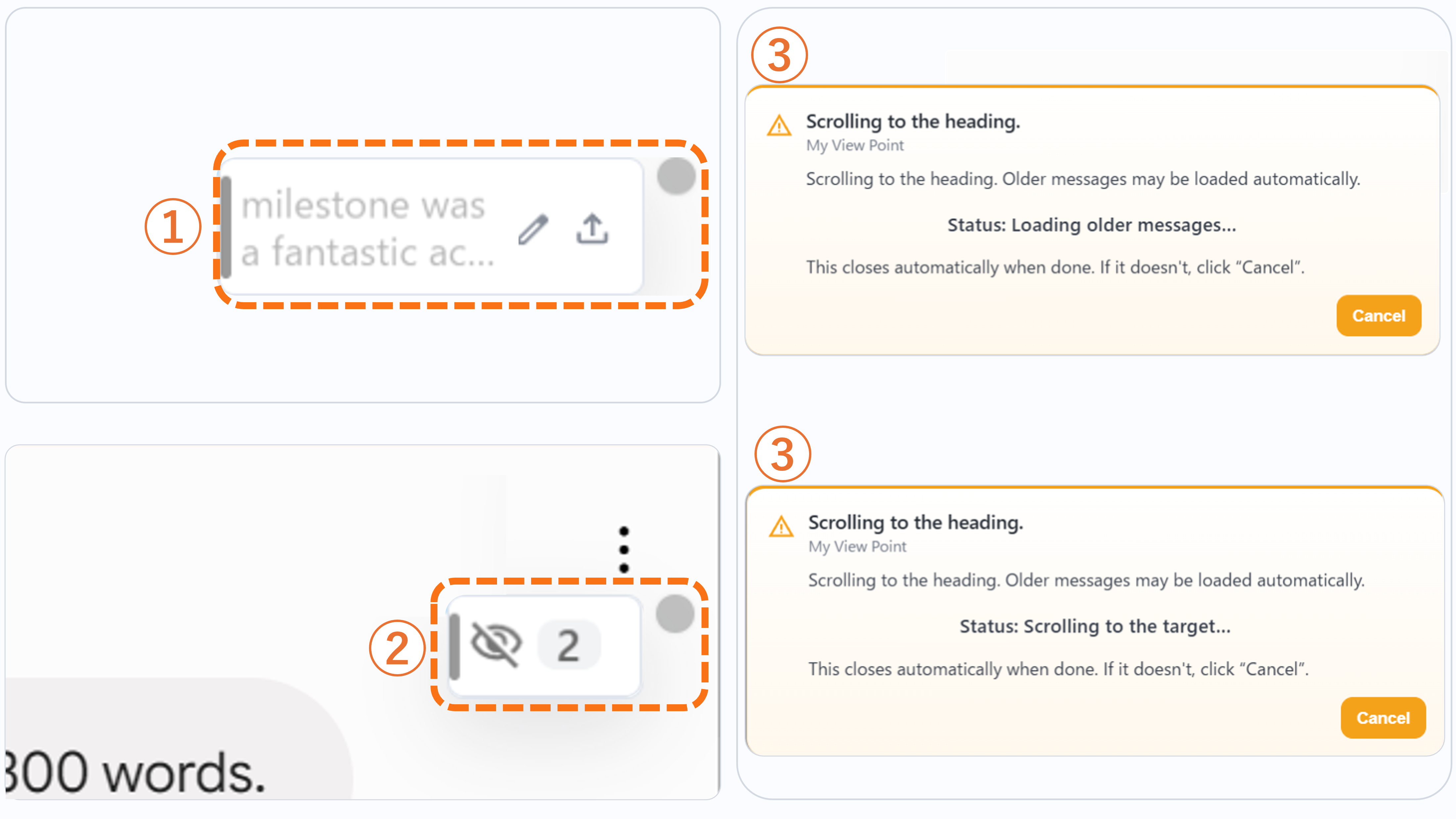 My View Point settings button